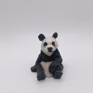 VINTAGE 1997 Living Stone Panda Bear Figurine Decoration 2"